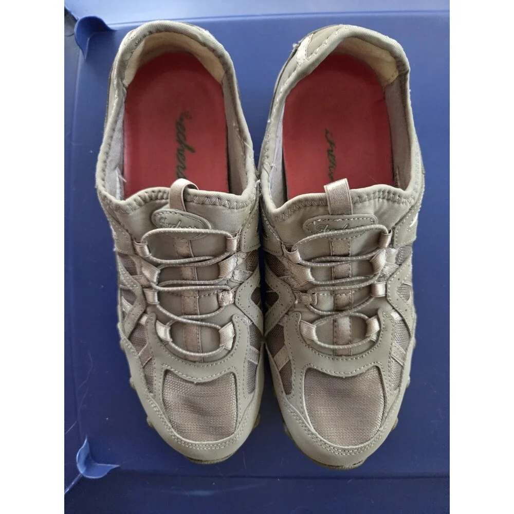Skechers Womens Shoes Size 7 Taupe Beige